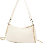 Shoulder Bag for Women with 2 Removable Straps and Zipper Closure Crossbody Bags Clutch Tote HandBags Purses