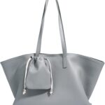 Genuine Leather Tote Bag for Women, Soft Purses Handbags Shoulder Fashion Top Handle Bag Large Capacity